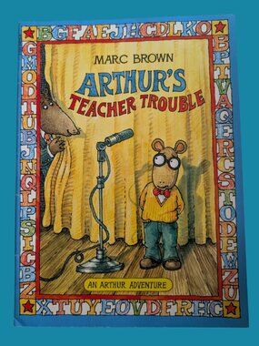 10/$25 Vintage Arthur's Teacher Trouble Softcover Storybook